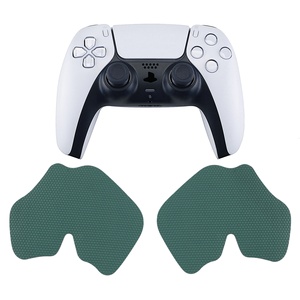 Accessoires de jeu pour Playstation5 PS5, poignées vert pin antidérapantes, autocollants amovibles pour pièces de manette PS5 - Product Image 2