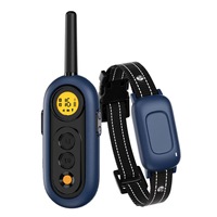 Collar de Adiestramiento para Perros Recargable con Control Remoto, Alcance de 2000 Pies, Resistente al Agua IPX7, Bloqueo de Seguridad para Corrección del Comportamiento Canino