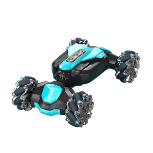 Coche de Carreras Eléctrico RC a Escala 1/18 con Sensor de Gestos, Derrape Acrobático, <span class=keywords><strong>Motor</strong></span> Dual, 4 Ruedas Omnidireccionales Esféricas Independientes - Product Image 5