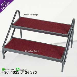 Sino Perfect <b>Furniture</b> Banquet Wedding Party Used Mobile Stage Ladder Hotel Banquet Event Equipment Stacking Mobile Stage Ladder - Product Image 1
