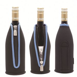 กระเป๋าหุ้มขวดไวน์แชมเปญนีโอพรีนขนาด 750 มล. พร้อมหูหิ้วด้านหลัง - Product Image 4