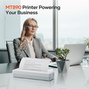 Impresora Térmica Portátil Peripage A40 Mini A4, 203DPI, Inalámbrica, Bluetooth, sin Tinta, <span class=keywords><strong>para</strong></span> Estudiantes, Oficina, Negocios y Viajes - Product Image 5