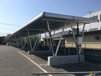 Système de montage solaire pour carport, structure en aluminium