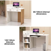 Prix d'usine Laque blanche brillante Offres Spéciales personnalisable Lumière LED Checkstand Mini Taille Réception Dernière conception