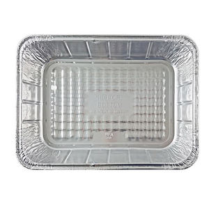 2Lb Loaf <b>Pan</b> 22x12x6cm 1L Heavy Duty Food Packaging Take Out Aluminium Foil Food Container with Lid Plastic clear Dome REC22126I - Product Image 3