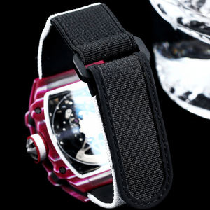 Montre-bracelet mécanique haut de gamme, ultra-fine, mouvement intégré, boîtier en fibre de carbone, cadran gravé, statut noble - Product Image 6