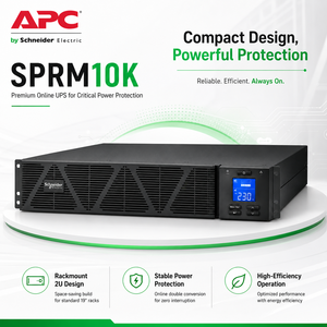 UPS Schneider <span class=keywords><strong>APC</strong></span> SPRM1K de 1KVA y 2U para Montaje en Rack, UPS en Línea Serie SP con Batería de Plomo-Ácido para Rack de Servidores y Gabinete de Red - Product Image 6