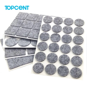 Coussinets en <span class=keywords><strong>feutre</strong></span> de meubles en plastique personnalisés TOPCENT <span class=keywords><strong>Protection</strong></span> de sol de jambe de chaise adhésive forte avec coussinets de pied - Product Image 3
