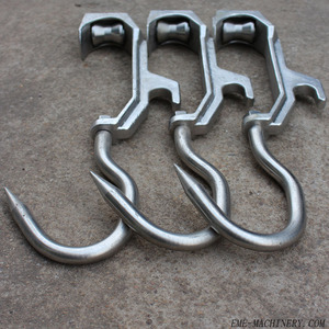 Crochets suspendus en acier inoxydable pour abattoir de bovins musulmans, équipement d'abattage de taureaux, abattage facile du bœuf - Product Image 4