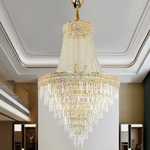 JYLighting Luxury Large LED <strong>Chandelier</strong> Contemporary Magnificent <strong>Crystal</strong> Restaurant Home Warm White Home Restaurant Contemporary - Product Image 4