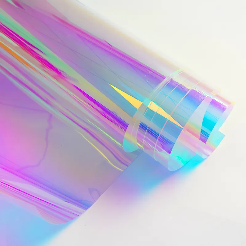 Kwaliteit Dichroic Iriserende Regenboog Raamfolie Voor Het Bouwen Van Glas En Acryl