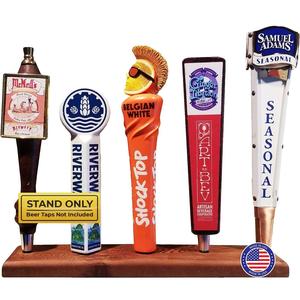 Mango de grifo de cerveza personalizado artesanal de poliresina para Kegerator Home Brew Pub estilo blanco - Product Image 2