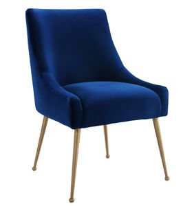 Xingying phong cách hiện đại trong nhà ăn nâng ghế đương đại màu xanh chần sợi vải nhung kim loại chân cung cấp móng tay bao gồm vẻ đẹp - Product Image 1