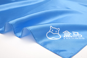 Foulard carré en coton 55x55cm et mouchoir, imprimé animal décontracté, tissage mécanique, sérigraphie et impression numérique, utilisation quatre saisons - Product Image 4