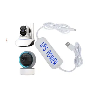 Bộ Bảo Vệ Tăng Áp Dự Phòng Pin Mini UPS Bộ Nguồn Liên Tục DC5V 2A Cho Modem WiFi Bộ Định Tuyến Camera An Ninh WIFI