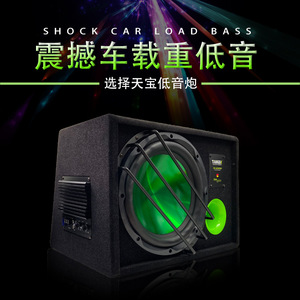Subwoofer de voiture TANBX 12 pouces 12V actif avec amplificateur, sortie audio mono pour usage général - Product Image 4