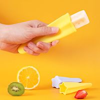 Moule à glace en silicone réutilisable pour bébé avec couvercles pour sucettes glacées