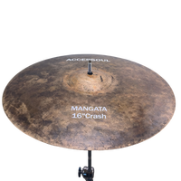 B20 Cymbals for Drum Set 16 Inch Crash Cymbals Musical Drum Cymbals