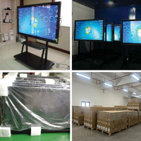 75 İnç 4K Yapay Zeka Kamerası ve Yapay Zeka Asistanlı Dijital İnteraktif Dokunmatik Ekranlı Ofis Hepsi Bir Arada Akıllı Tahta