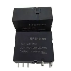 Módulo do relé 12VDC 90A 5PIN DIP HFE19-90/12HT22 do relé do componente eletrônico da proteção magnética do relé (445)