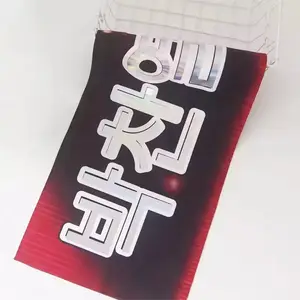 Bannière de slogan d'acclamations de fan de Kpop imprimée double face d'impression personnalisée Offre Spéciale