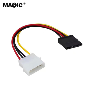 Magelei 20CM Molex <span class=keywords><strong>4</strong></span> <span class=keywords><strong>Pin</strong></span> IDE Để <span class=keywords><strong>SATA</strong></span> 15 <span class=keywords><strong>Pin</strong></span> HDD Power <span class=keywords><strong>Adapter</strong></span> Cable Hard Drive <span class=keywords><strong>Adapter</strong></span> Nam Để Nữ Molex <span class=keywords><strong>SATA</strong></span> Cáp Điện - Product Image 4