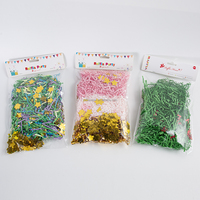 Papier froissé recyclable pour emballages cadeaux de Noël et de mariage