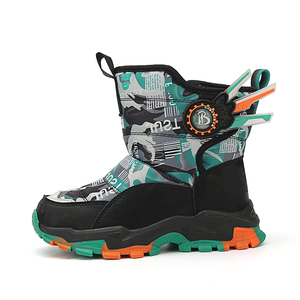 Novedad 2025: Zapatillas deportivas unisex de caña alta y botines cortos de felpa para invierno - Cierre sin cordones para niños y niñas - Económicos - Product Image 3