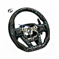 Fourni directement par le fabricant. Volant en fibre de carbone forgé pour Hilux, volant noir et or