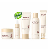 Kit de soin du visage 5 en 1 à l'essence de riz fermenté avec niacinamide, alpha arbutine, céramide, hydratant et éclaircissant