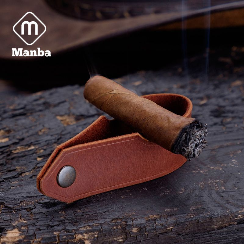 Кожаный держатель для сигар с логотипом под заказ, подставка для сигар, подставка для сигар