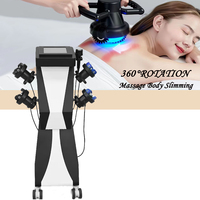 Máquina de Masaje Corporal MYBE de Venta Directa de Fábrica, con 5 Cabezales que Trabajan en Conjunto, Vibración de Rotación de 360° para Reafirmar el Cuerpo