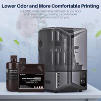 ELEGOO Printer 3D ketangguhan tinggi Resin dapat dicuci air ABS seperti rendah viskositas presisi tinggi 405nm bahan cetak cepat