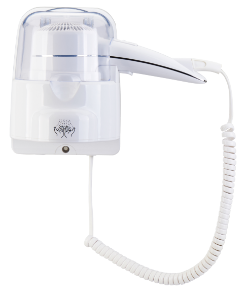 Беспроводная настенная гостиничная сушилка для волос и автоматическая сушилка для рук 2 в 1