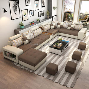 सस्ते बहुउद्देशीय सोफे निर्माता निर्माता आधुनिक होम ऑफिस लाइब्रेरी सोफा के साथ छोटे 3 4 5 7 सीट सी आकार के कोने नीले सोफे की बिक्री करते हैं। - Product Image 5