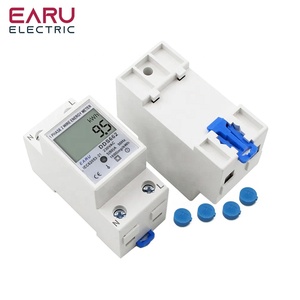 Single Phase LCD Digital Energy <strong>Meter</strong> kWh Voltage Current Power Consumption Counter Electric Wattmeter 220V DDS662 - Product Image 2