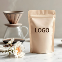 Sacs à café Mylar épais anti-odeur transparent fermeture à glissière refermable pochette écologique recyclable pour sac d'emballage alimentaire