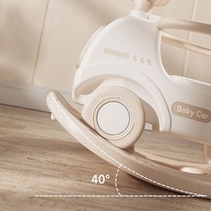 最新幼儿园多功能蹦床家用汽车摇杆儿童塑料家用毛绒平衡板骑乘玩具 - Product Image 4