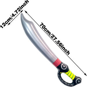 Precio <span class=keywords><strong>de</strong></span> fábrica <span class=keywords><strong>de</strong></span> alta calidad Pixel <span class=keywords><strong>Ninja</strong></span> Party Pvc cuchillo inflable hacha espada cuchillo pirata espada inflable juguetes para fiesta <span class=keywords><strong>de</strong></span> niños - Product Image 2