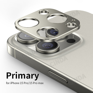 High Quality Titanium Tempered Glass Lens <strong>Protector</strong> for iPhone 15 <strong>Pro</strong> Max 15 <strong>Pro</strong> Direct Factory No <strong>Screen</strong> <strong>Protectors</strong> Needed - Product Image 1