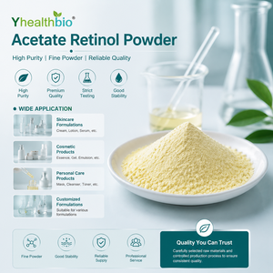 Materia Prima Cosmética, Acetato de <span class=keywords><strong>Retinol</strong></span> en Polvo Amarillo Fino, Control Estricto de Impurezas para el Procesamiento de Fórmulas Químicas Diarias, a Granel - Product Image 4