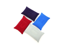 Extérieur Randonnée Plage Voiture Avion Ultra-Léger Camping Sommeil Coussin Air Oreillers Voyage Bureau Maison Nylon Oreiller Carré