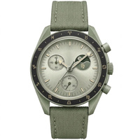 Montre chronographe pour homme avec lunette tachymetre, montre de sport de course, fabricant OEM ODM