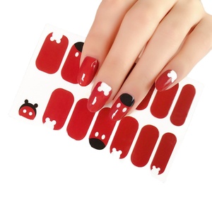 14 <span class=keywords><strong>autocollants</strong></span> pour <span class=keywords><strong>ongles</strong></span> en gel semi-durci UV, de qualité supérieure, longue durée, couvrance totale, gel UV/LED semi-durci - Product Image 2