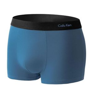 Calzoncillos de Hombre Modales de Color Liso, Antibacterianos, Sin Costuras, de Cuatro Puntas, Cómodos y Transpirables - Product Image 4