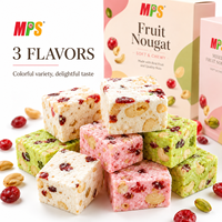 Nougat doux OEM d'usine, prix compétitif, vente en gros, nouveau produit, nougat au lait blanc à la noix de coco