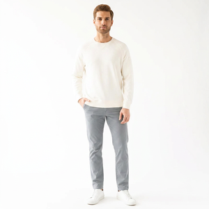 Sudadera Personalizada de Alta Calidad para Hombre, Último Diseño con Mangas Largas Holgadas y Cuello Redondo Liso, Impresión Digital para Invierno - Product Image 1