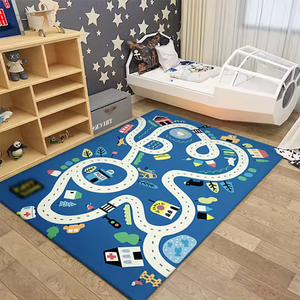 Alfombras de área de diseño de dibujos animados personalizados con logotipo 3D impreso suave tejido Kitty Runner alfombras lavables y alfombras para dormitorios de sala de estar - Product Image 5