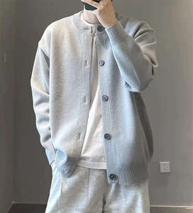 Chaqueta de Lana de Moda para <span class=keywords><strong>Hombre</strong></span> Otoño-Invierno 2025, Chaqueta Cortavientos de Lana Entallada para <span class=keywords><strong>Hombre</strong></span> - Product Image 6