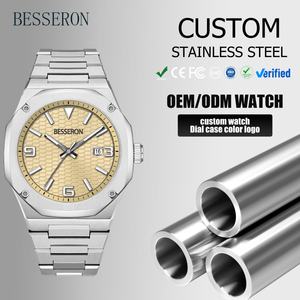 Besseron OEM&ODM 2026 New Wholesale Solid Stainless Steel Business Gift <b>Men</b> <b>Watches</b> - Product Image 2